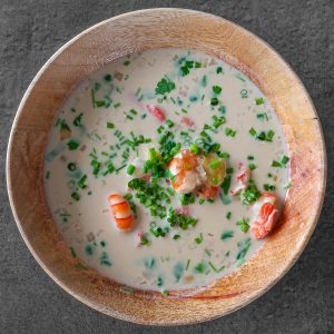 Soupe Cambodgienne aux Crevettes et Citron Vert